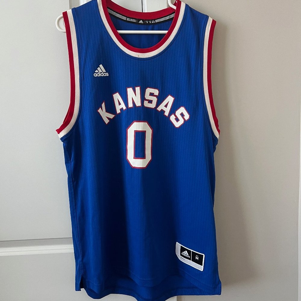 Kansas Jayhawks Basketball Jersey, No. 0, Womens M